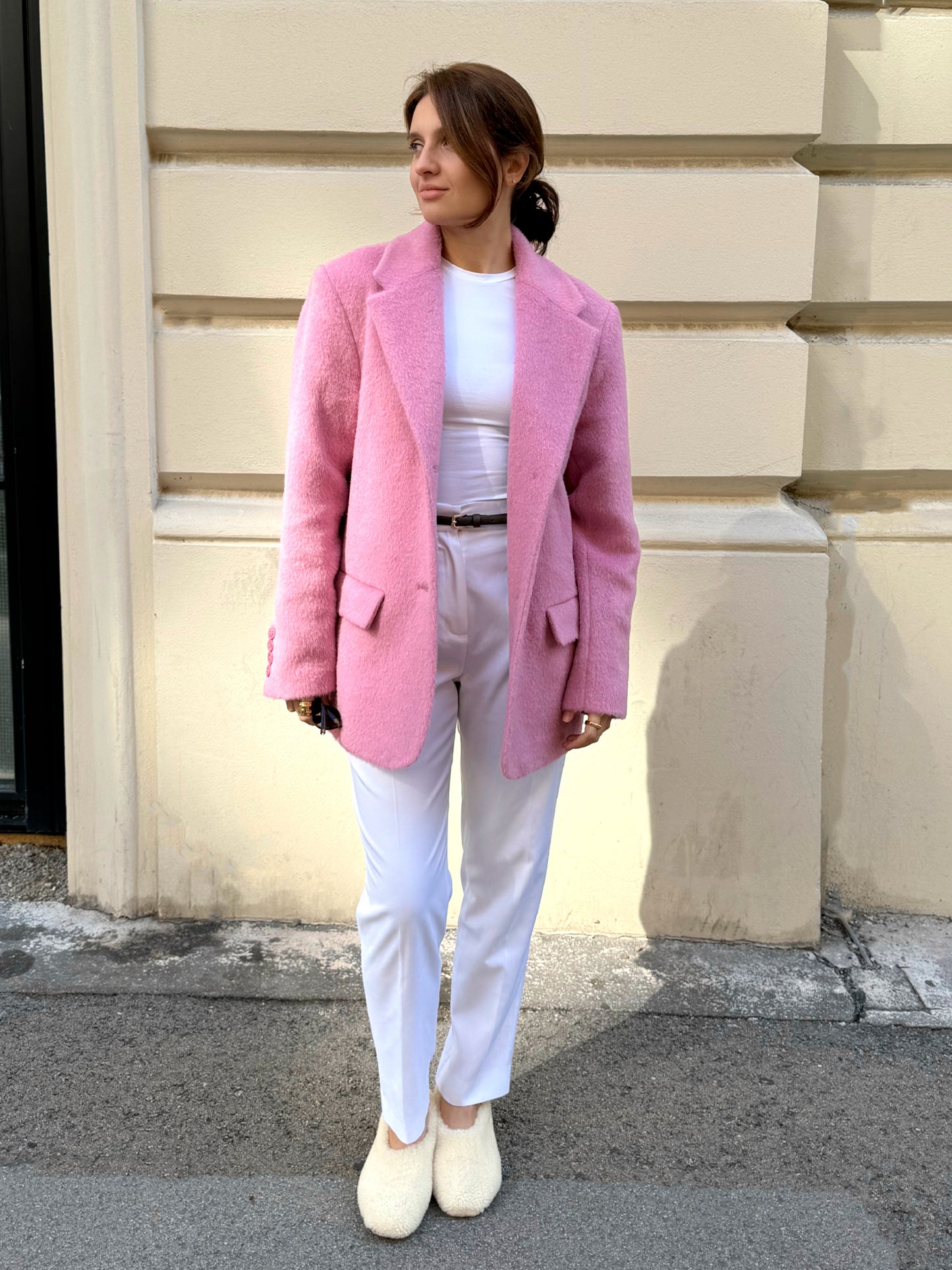 Pink Wool Jacket