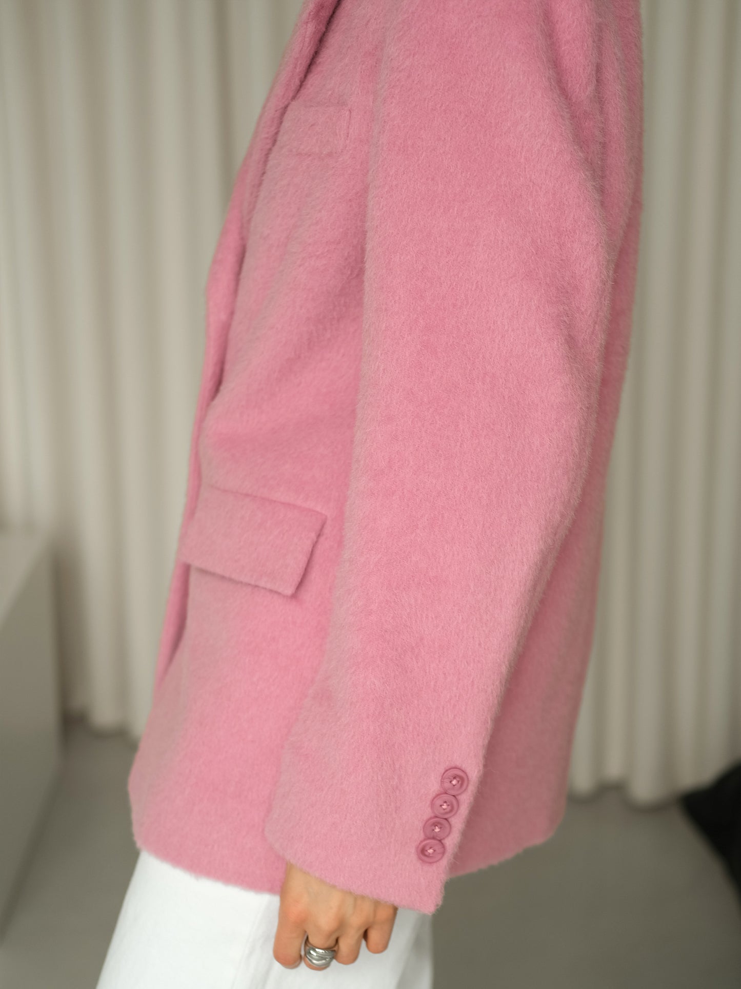 Pink Wool Jacket