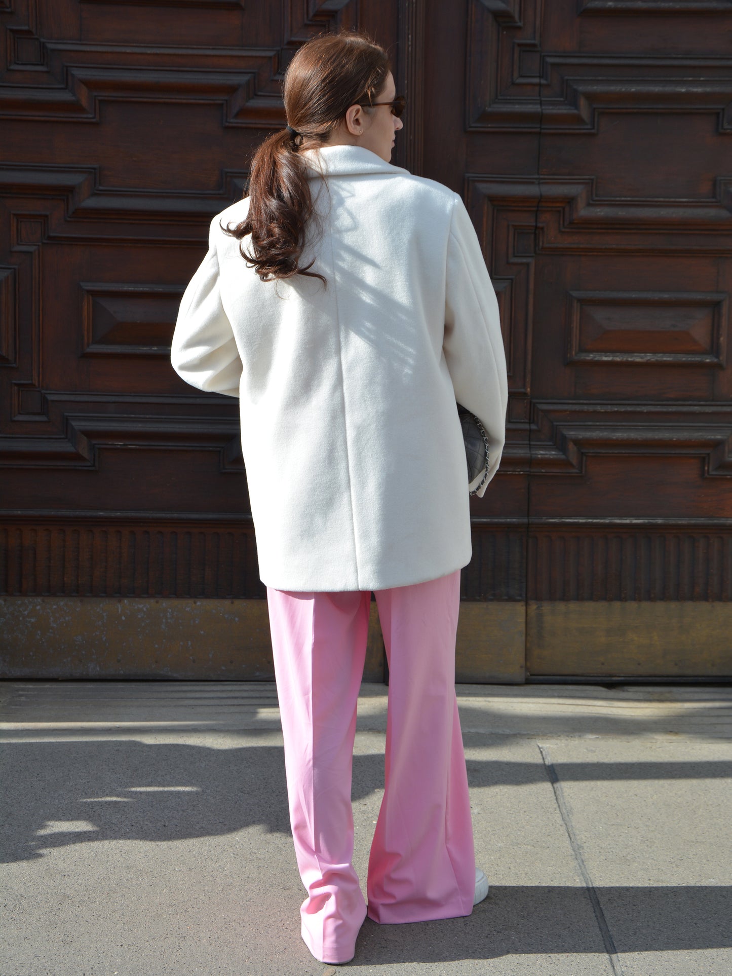 Wool Blazer, Ivory